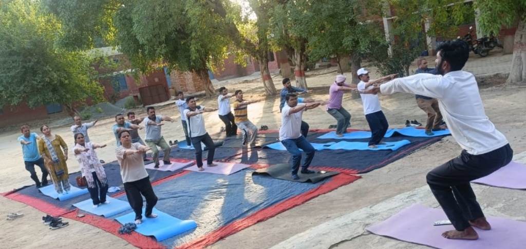 Inauguration of ThreeDay BlockLevel Yoga Practice Camp